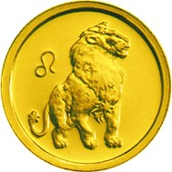 монета со львом