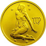 монета дева