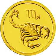 монета скорпион
