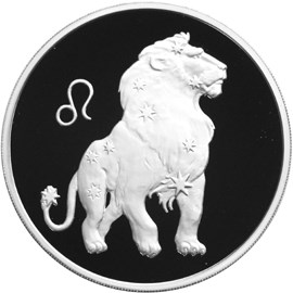 монета серебро лев