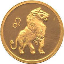 золотая монета лев